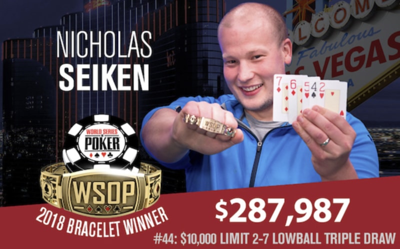 Prima vittoria per Nicholas Seiken