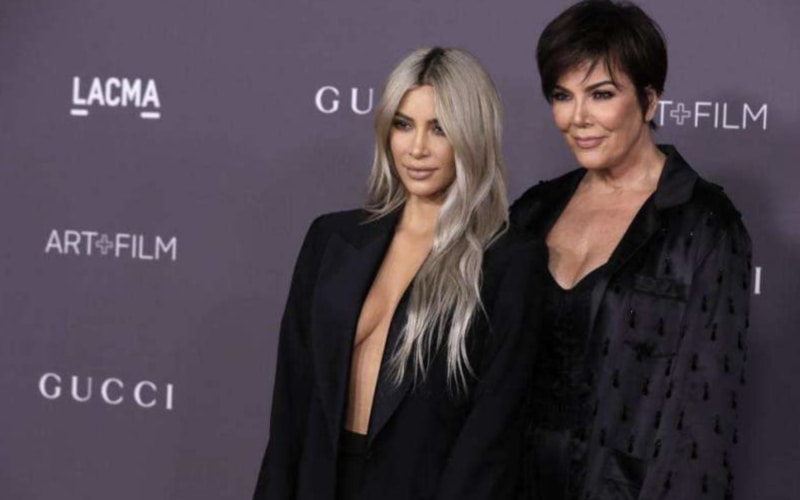 Kris Jenner con la figlia Kim Kardashian