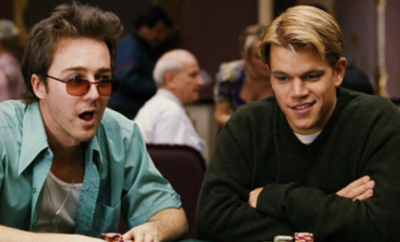 Rounders, Edward Norton racconta come lui e Matt Damon hanno imparato a bluffare sul set e messo in pratica la cosa in real life