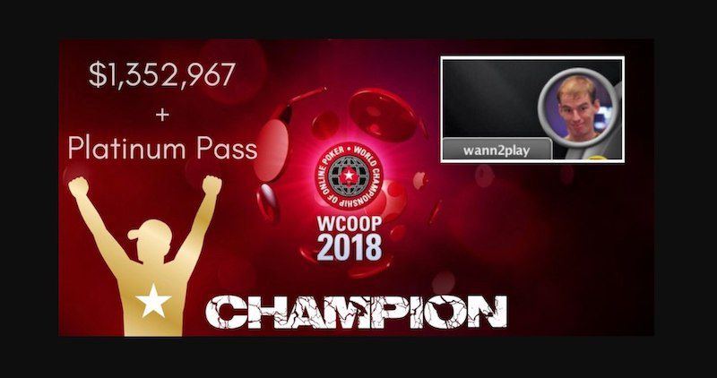 il vincitore 'wann2play' (Foto Blog PokerStars)