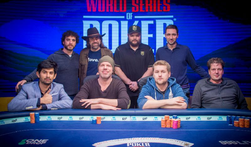 Dario Alioto durante uno dei Final Table giocati alle WSOP Europe