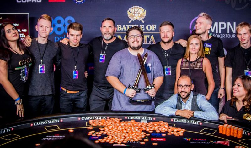Battle of Malta Main Event – A sorpresa vince Julien Stropoli dopo un deal a 5. Battuto in heads up Maxime Canevet