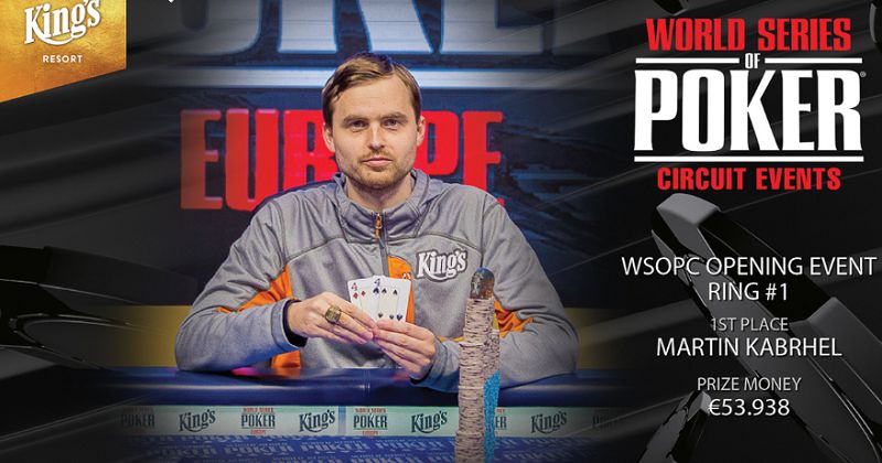 Poker live – Back to back per Kabrhel. Il ceco vince di nuovo la Leaderboard del WSOP Circuit, quarto l’azzurro Crapanzano
