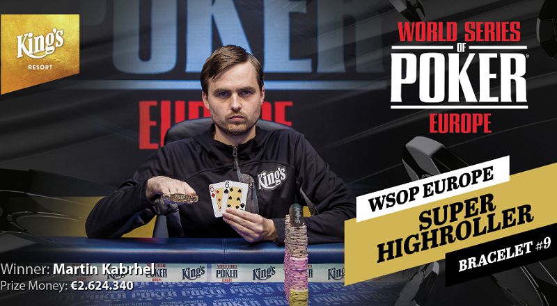 Il vincitore (Foto King's Casino)