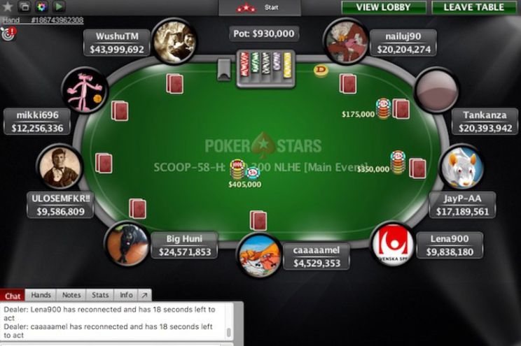 Tankanza in action su PokerStars
