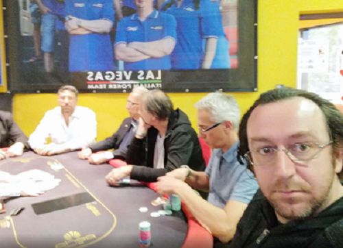 Il nostro Reda impegnato nel torneo dei giornalisti