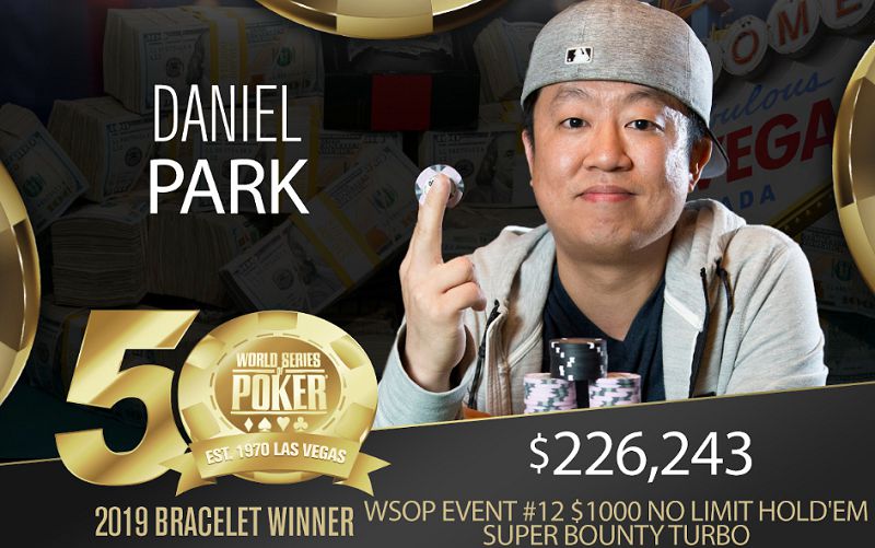 Daniel Park, primo nel Super Turbo (Foto Blog WSOP)