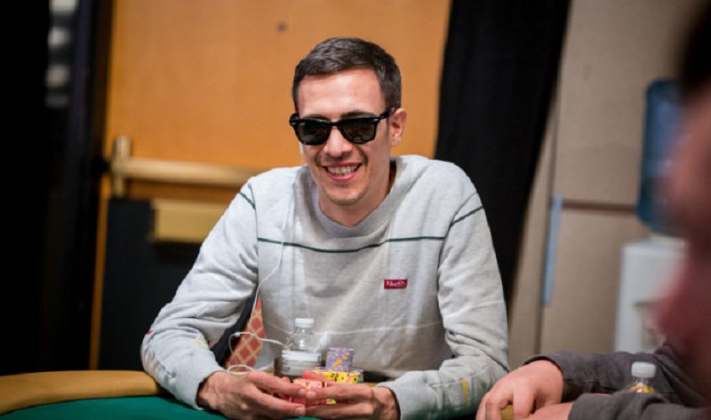 Gianluca Speranza in action nel 6 Handed (Foto Blog WSOP - Katerina Lukina)