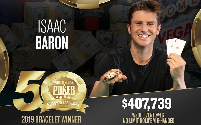 WSOP 2019, la giornata delle prime volte: primo braccialetto in carriera per Souza, Swingruber, Baron e Apter