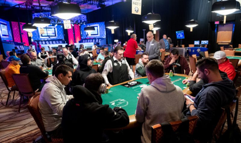 Monster Stack, un momento del Day4 (Foto Blog WSOP - Tomas Stacha)