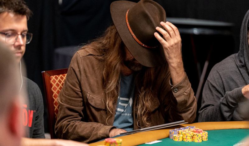 Chris Ferguson durante il torneo (Foto Blog WSOP - Melissa Haereiti)