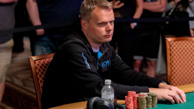 Helppi durante il Championship (Foto Blog WSOP - Melissa Haereiti)