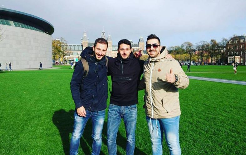 Mauro 'MauroTranky' Tranchedone con alcuni amici