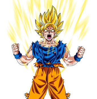 Il Super Sayan del manga Dragon Ball 