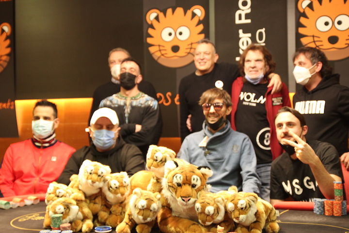 Tana delle Tigri: inizia il final table con Giorgio Silvestrin chipleader