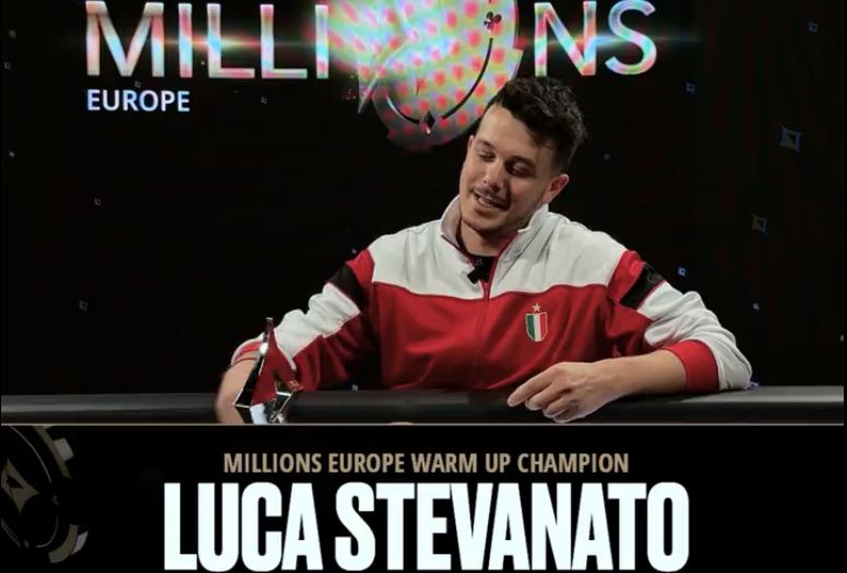 Poker live: Luca Stevanato vince il Warm-Up del MILLIONS Europe