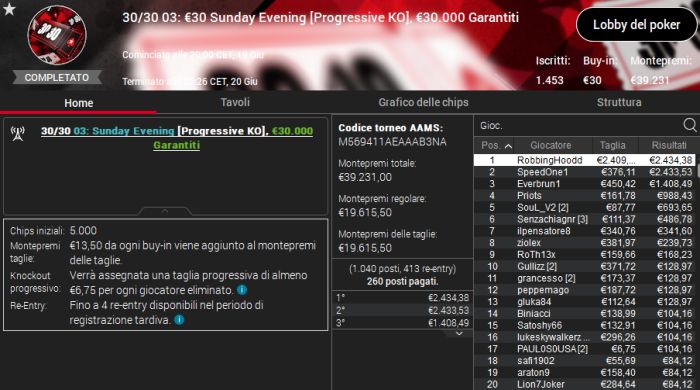 sundayevening30 19giugno