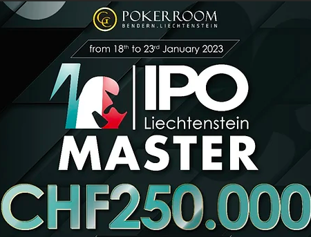 IPO Master Liechtenstein 2023: programma completo dei tornei dal 18 al 23 gennaio