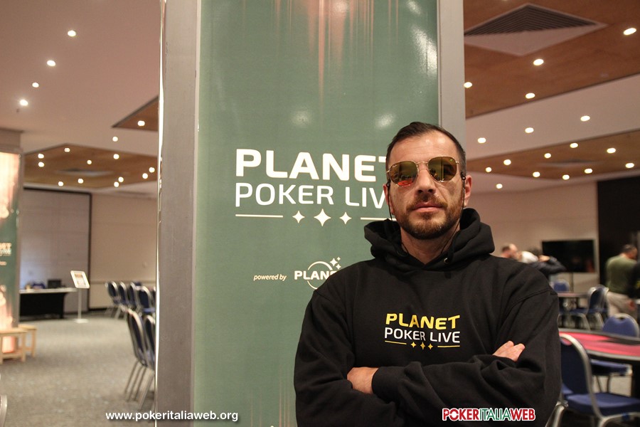 Carmine Pinto terzo nel chipcount del day1A