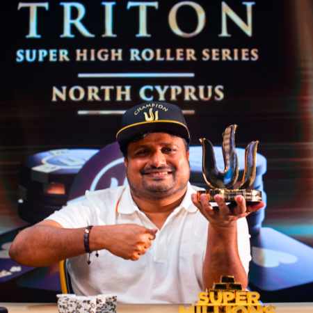 Poker Live: Santhosh Suvarna chipleader anche al 200K Triton a Cipro. 4 azzurri passano in Belgio