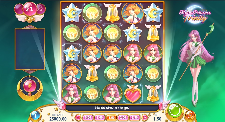 Moon Pricess Trinity Schermata Di gioco