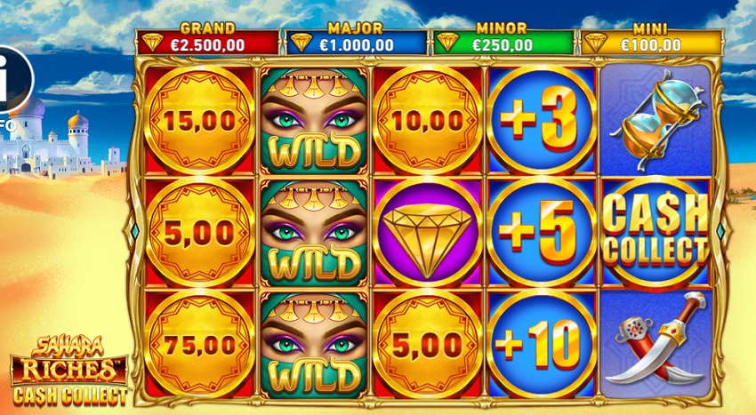 Sahara Riches Cash Collect Schermata