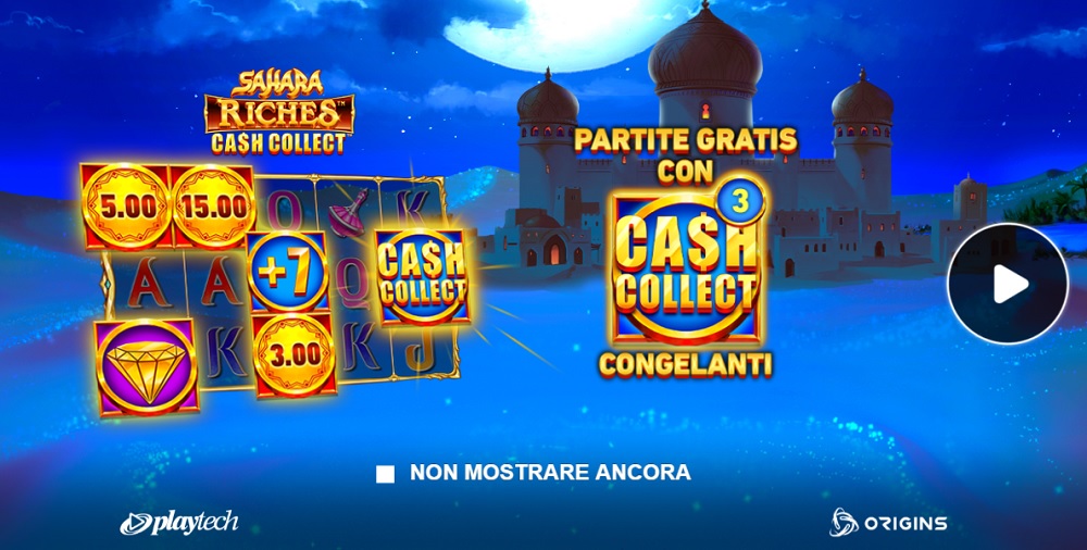Sahara Riches Cash Collection