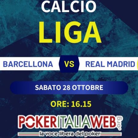 Pronostico Barcellona-Real Madrid, risultato esatto e quote scommesse