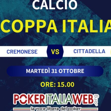 Pronostico Cremonese-Cittadella di Coppa Italia, quote scommesse e risultato esatto