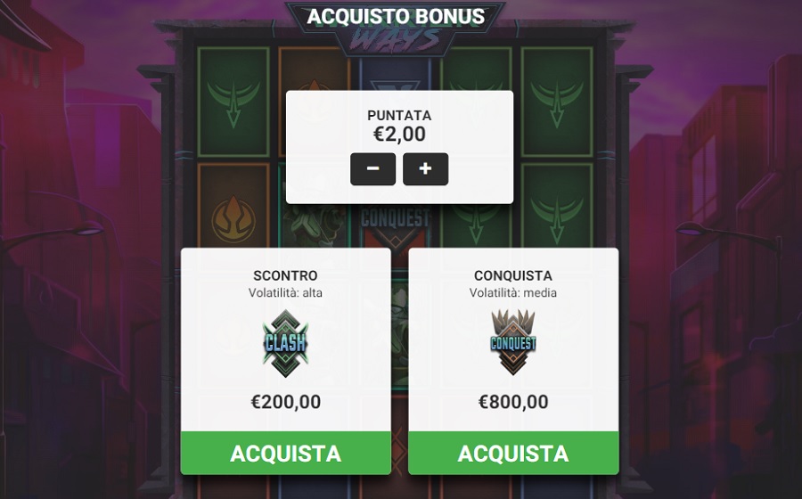 Warrior Ways: acquisto bonus