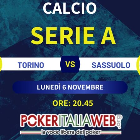 Pronostico Torino-Sassuolo di Serie A, quote scommesse e risultato finale
