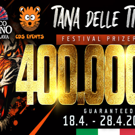 Tana delle Tigri Bratislava 2024: si avvicina l’evento da 400K garantiti. Tutte le novità al Banco Casino dal 18 aprile