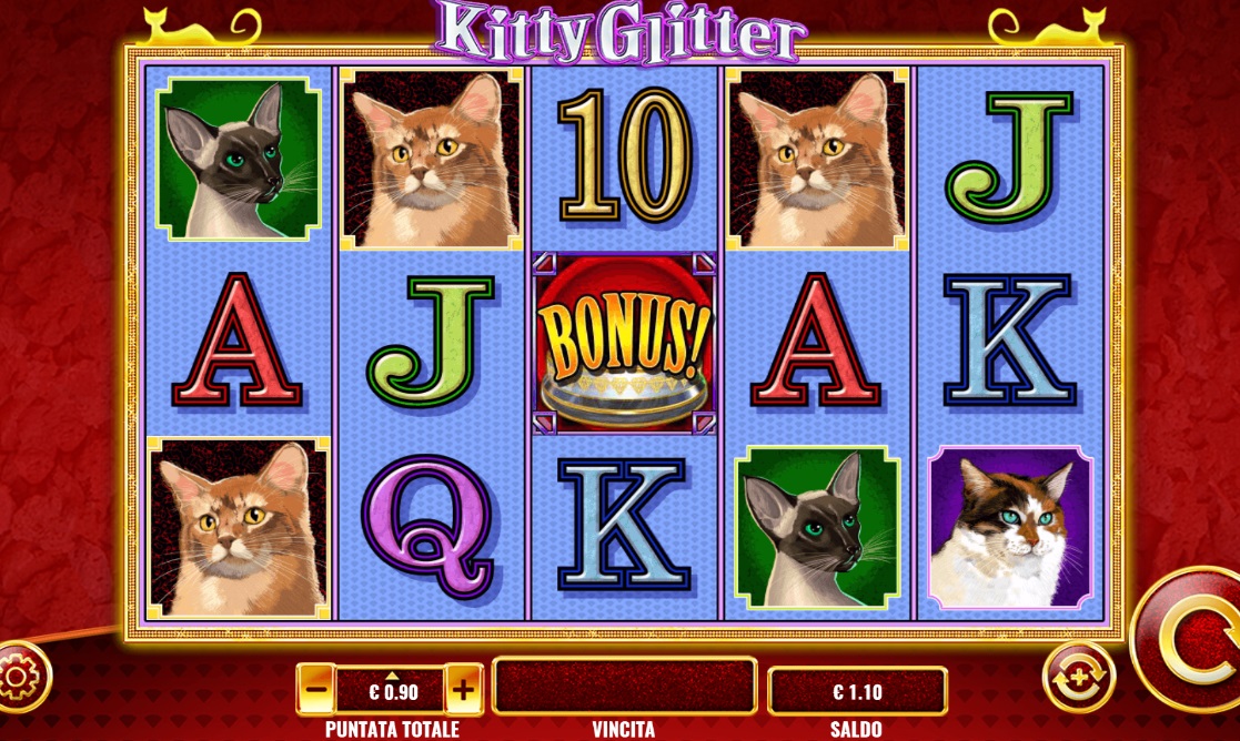 Kitty Glitter Slot Machine Online