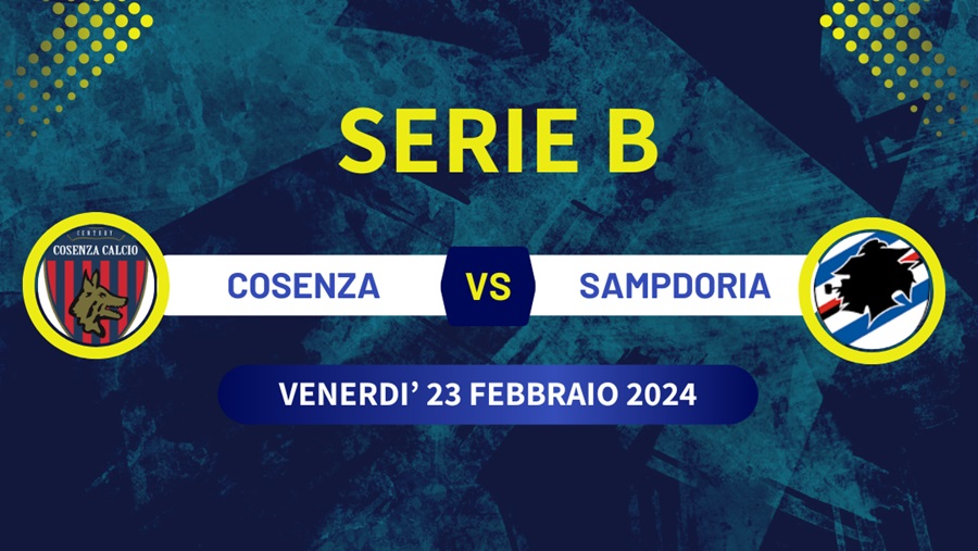 Pronostico Cosanza-Sampdoria di Serie B