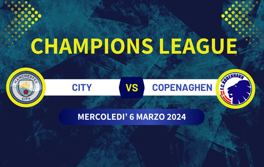 Pronostico Manchester City-Copenaghen di Champions League
