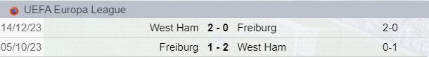 Testa a testa tra Friburgo e West Ham