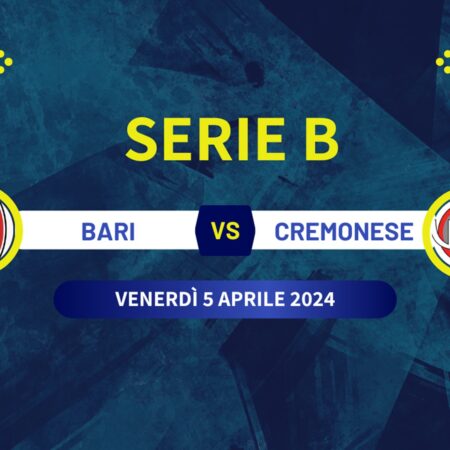Pronostico Bari-Cremonese previsione gratis e risultato esatto