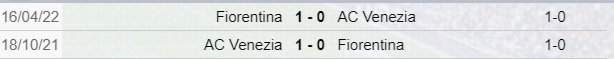 Fiorentina-Venezia: scontri diretti
