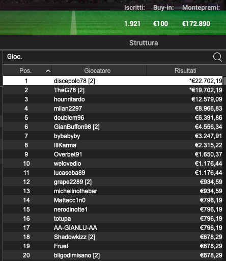 Poker Online 24 settembre 2024 UltraDeep