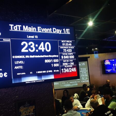 Tana delle Tigri Bratislava: Partito il Day1 F, al Day 1E 246 iscritti