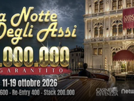 Poker Live: i tornei di ottobre 2026 tra grandi ritorni (Venezia e Saint Vincent) e tornei annullati (Perla di Nova Gorica)