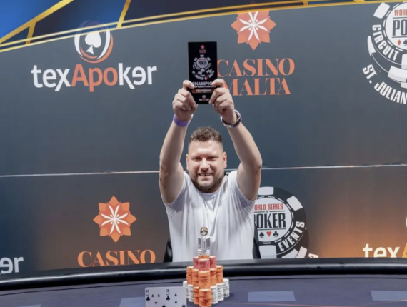 Poker Live: Luca Topazio vince l’anello al Main Event WSOPC Malta. I numeri del Sunday Million Live a Campione e i record del King’s